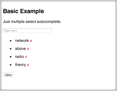 jQuery Selective